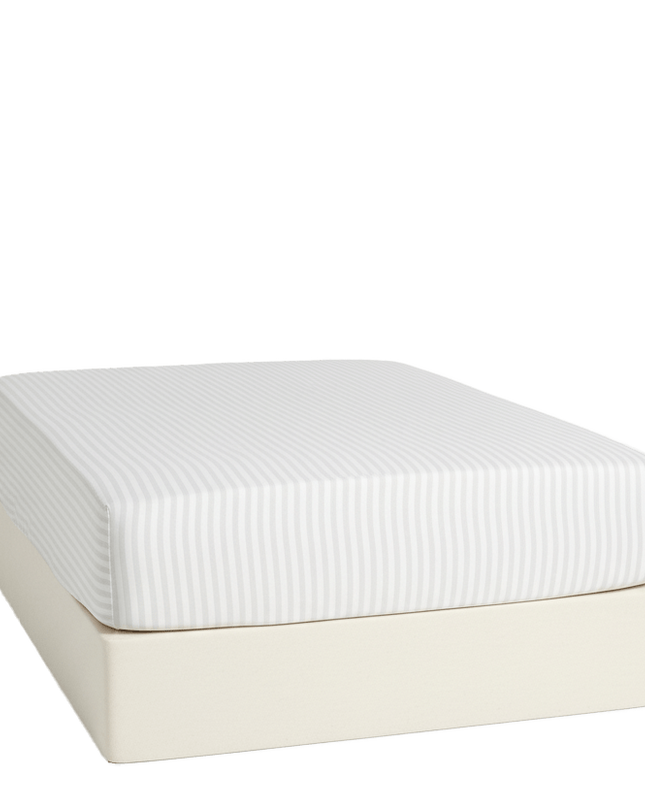 Drap - housse en satin de coton à fines rayures140x200MaisonTextile