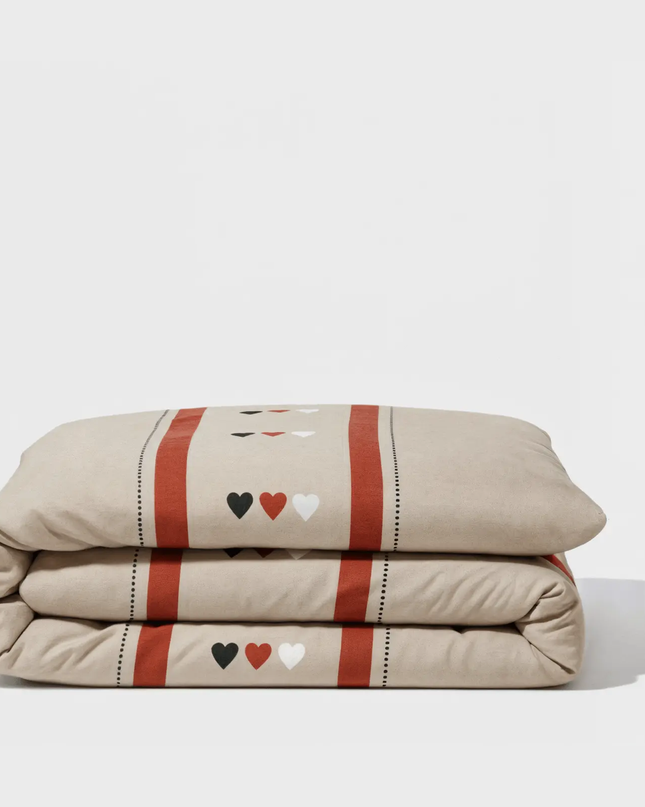 Housse de couette en polycoton renforcé | Douce & romantique140x200MaisonTextile