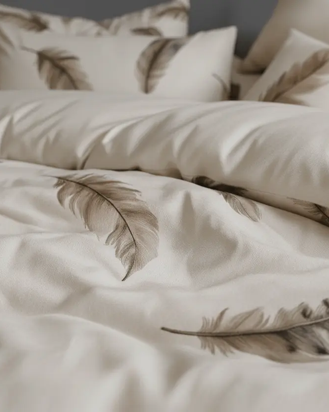 Housse de couette en polycoton renforcé | Naturelle & bohème140x200MaisonTextile