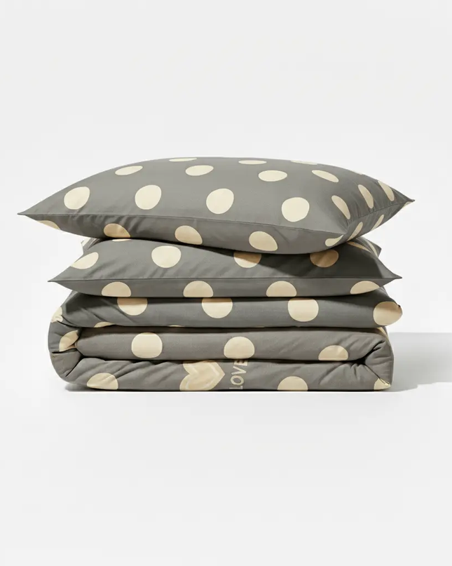 Parure de lit en percale de coton | Douce & Romantique - Linge de lit haut de gamme - MaisonTextile