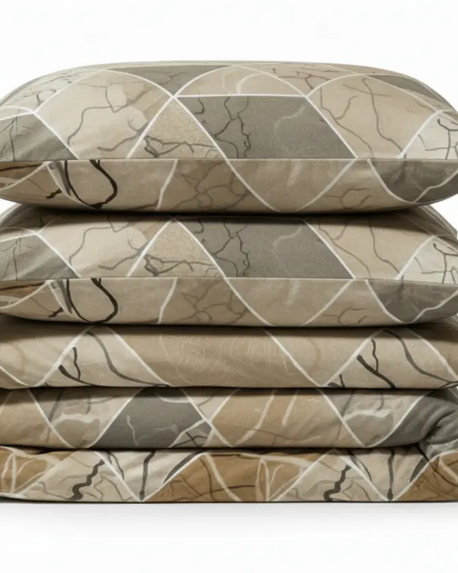 Parure de lit en polycoton renforcé | Graphique & contemporaine140x200MaisonTextile